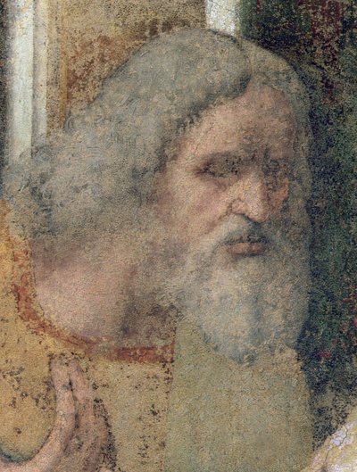 The Last Supper, 1495-97 (post restoration) (detail) by Leonardo da Vinci